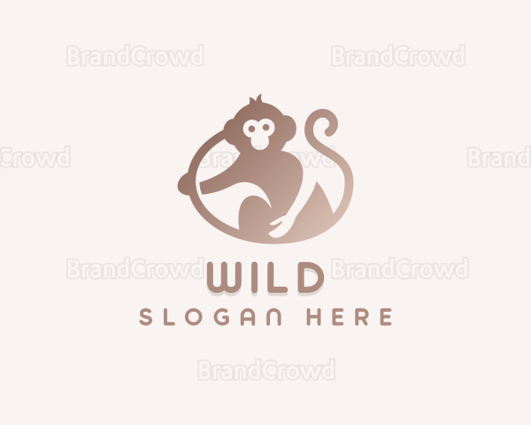 Monkey Animal Tail Logo