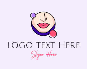 Health - Feminine Nose Lips logo design