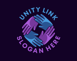 Unity Hand Foundation logo design