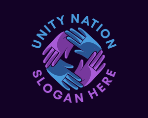 Unity Hand Foundation logo design