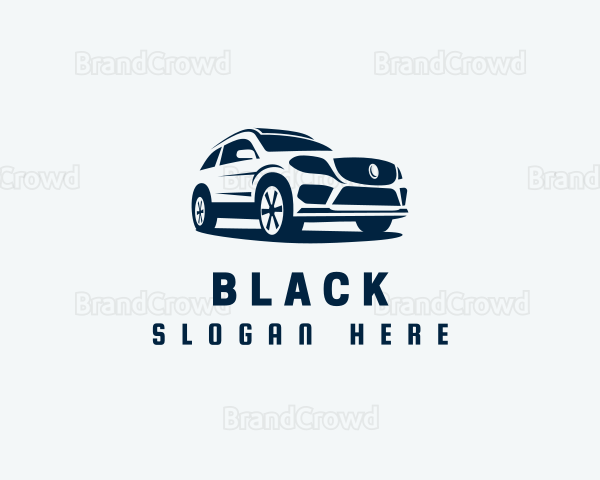 SUV Vehicle Transportation Logo