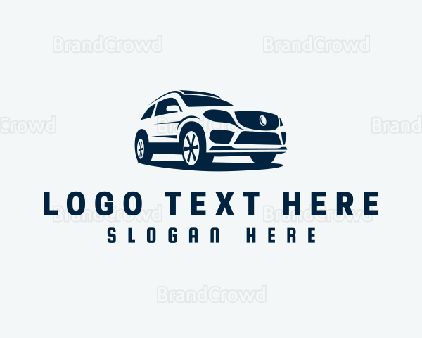 SUV Vehicle Transportation Logo