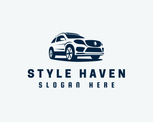 SUV Vehicle Transportation Logo