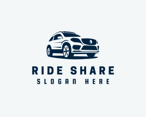 Carpool - SUV Vehicle Transportation logo design