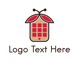 Smartphone - Ladybug Mobile App logo design