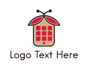 Social Media - Ladybug Mobile App logo design