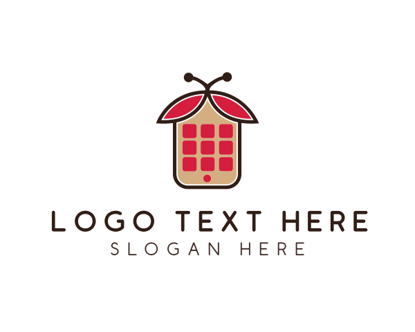 App - Ladybug Mobile App logo design