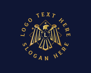 Veteran - Eagle Wings Patriotic logo design