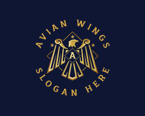 Eagle Wings Patriotic logo design