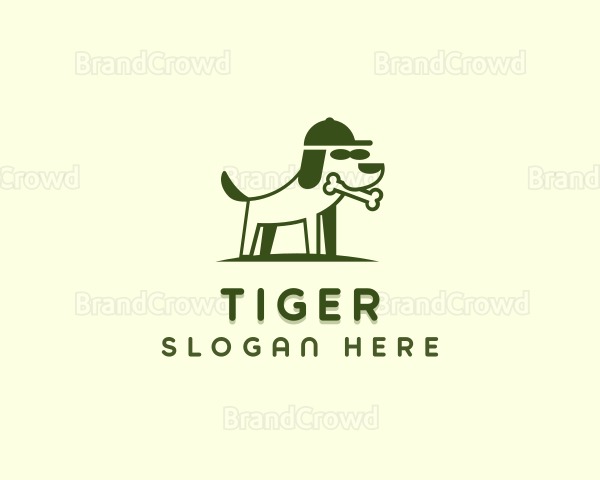 Pet Dog Bone Logo