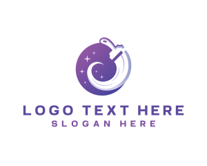 Swirl - Paint Brush Swirl Remodeling logo design