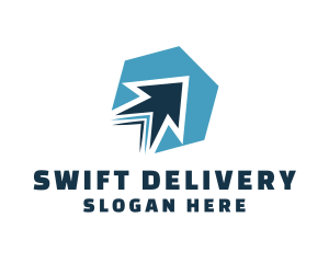 Arrow Logistics Courier  logo design