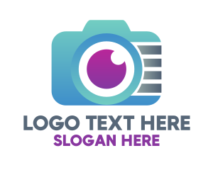 Digicam - Gradient Tech Digicam logo design