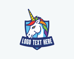 Intersex - Gaming Pride Unicorn logo design