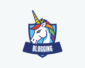 Gaming Pride Unicorn Logo