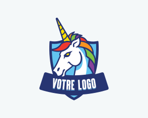 Gaming Pride Unicorn Logo