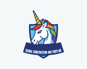 Gay - Gaming Pride Unicorn logo design