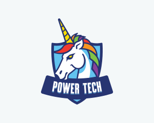 Transgender - Gaming Pride Unicorn logo design