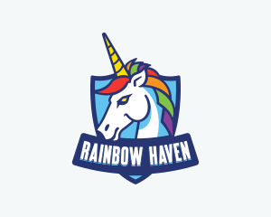 Gaming Pride Unicorn logo design