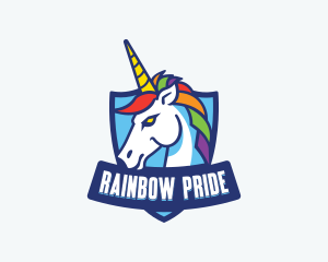 Gaming Pride Unicorn logo design