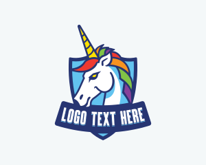 Gaming Pride Unicorn Logo