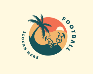 Tropical Beach Bar Logo