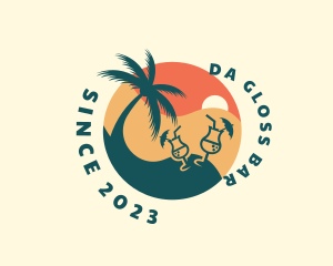 Tropical Beach Bar logo design