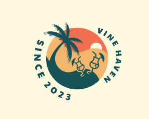 Tropical Beach Bar logo design