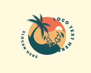 Tropical Beach Bar Logo