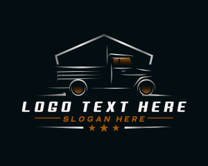 Driver - Pickup Truck Car logo design