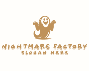Scary Haunted Ghost logo design