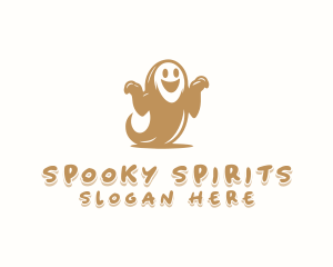 Scary Haunted Ghost logo design