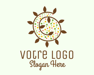 Natural Organic Swirl Logo