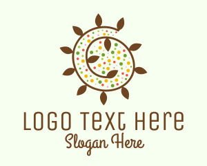 Natural Organic Swirl Logo