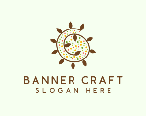 Natural Organic Swirl logo design