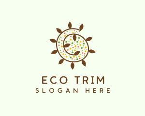 Natural Organic Swirl logo design