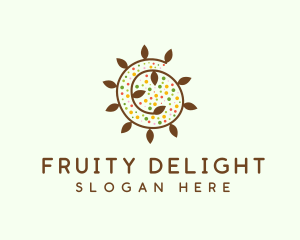 Natural Organic Swirl logo design