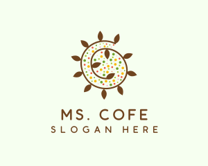 Natural Organic Swirl logo design