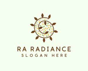 Natural Organic Swirl logo design