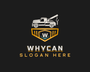 Badge - Pickup Truck Towing logo design