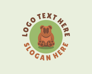 Toy - Bear Stuffed Toy logo design