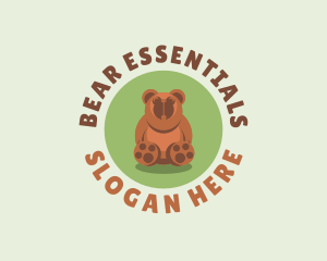 Bear Stuffed Toy logo design