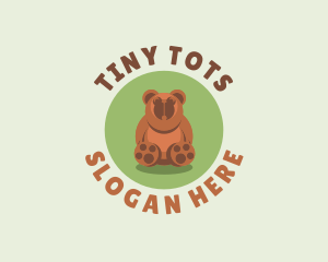 Pediatrics - Bear Stuffed Toy logo design