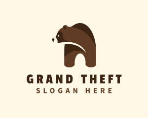 Animal - Grizzly Bear Animal logo design
