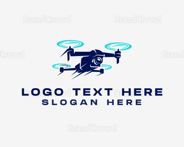 Drone Lens Gadget Logo