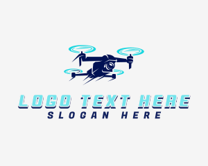 Surveillance - Drone Camera Gadget logo design