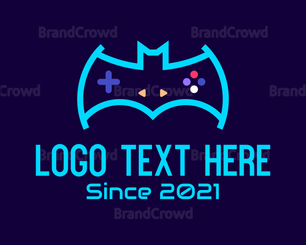 Bat Gaming Controller Logo
