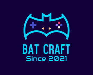 Bat Gaming Controller logo design