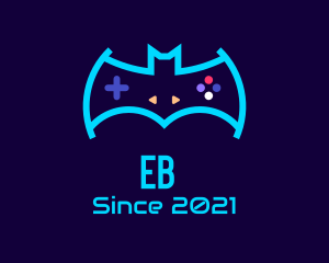 Bat Gaming Controller logo design