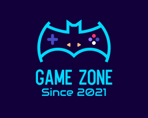 Bat Gaming Controller logo design